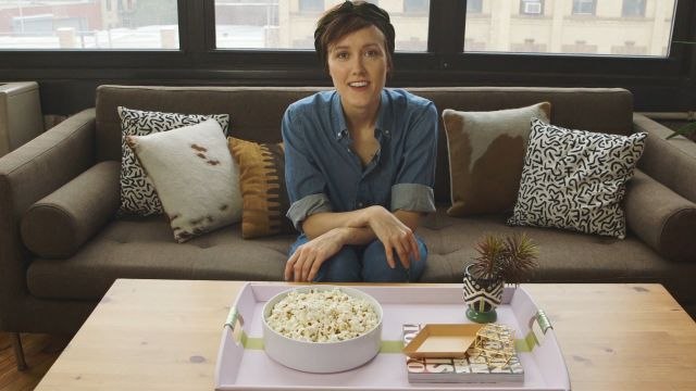 How to DIY a Painted Wooden Tray With Leather-Cord Handles