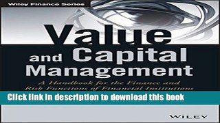 Value and Capital Management: A Handbook for the Finance and Risk Functions of Financial
