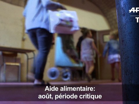 Au coeur de l'été à Paris, une aide alimentaire pour les plus démunis