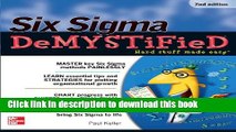 [Popular] Six Sigma Demystified, Second Edition Kindle Free