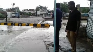 Flood in pali... railway Under bridge, sarvoday nagar