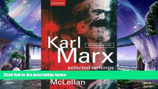 different   Karl Marx: Selected Writings, 2nd Edition
