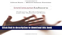 [Popular] Intimate Labors: Cultures, Technologies, and the Politics of Care Kindle Online