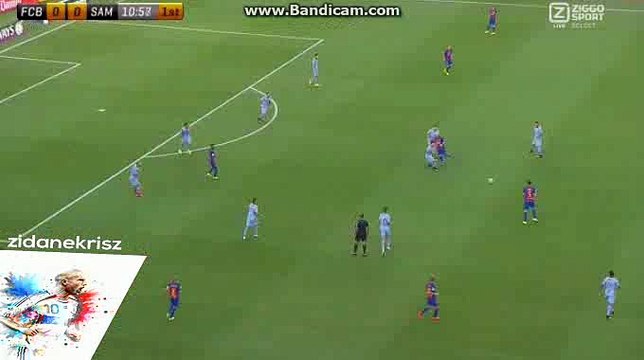 U.C Sampdoria Fantastic Chance to Score - Barcelona vs U.C Sampdoria - Friendly - 10.08.2016