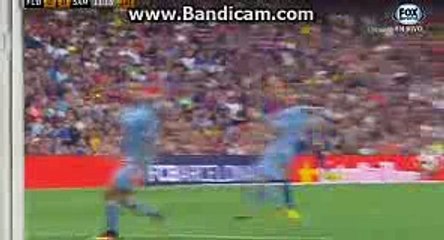 Lionel Messi Volley SHOOT - Barcelona vs Sampdoria 10.08.2016 HD