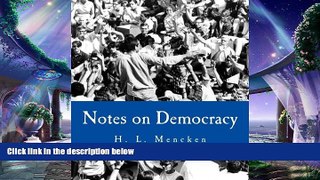 behold  Notes on Democracy (Large Print Edition)