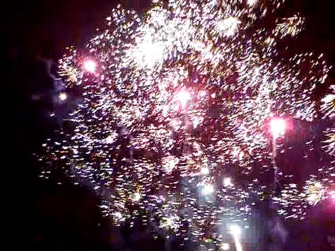 Feu d'artifice - La Bégude de Mazenc - lundi 8 août 2011