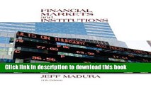 [Popular] Financial Markets and Institutions (with Stock Trak Coupon) Paperback Collection