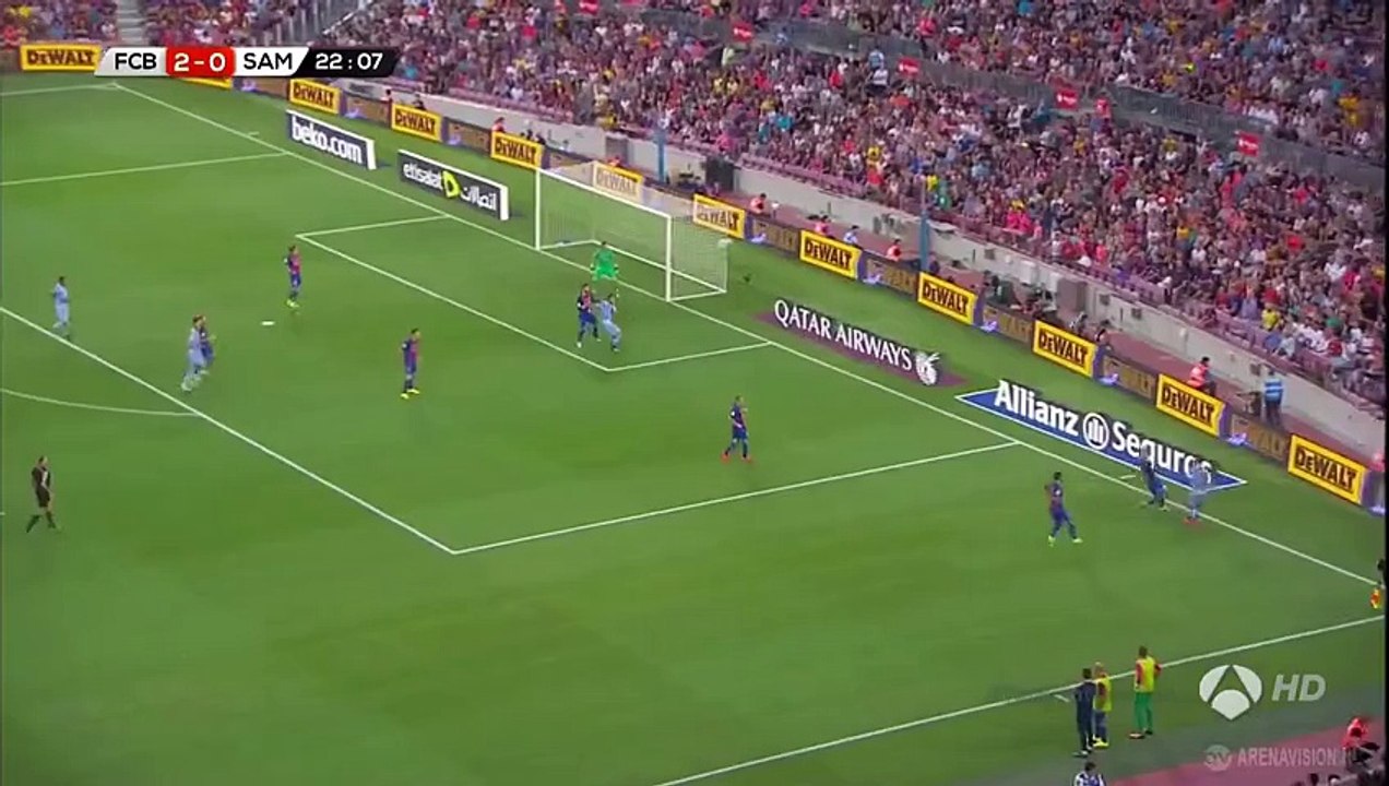 Luis Muriel Amazing Goal HD - Barcelona 2-1 Sampdoria - Trofeo Joan Gamper 10.08.2016