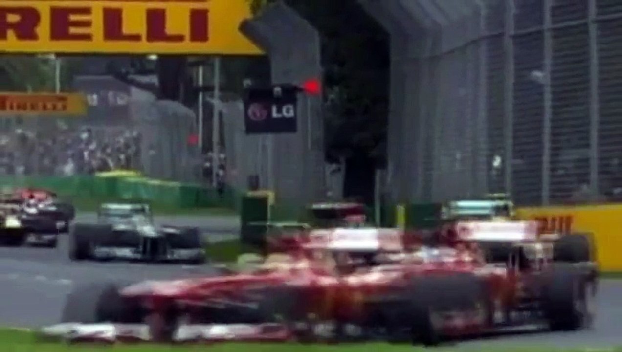 Salida del GP de Australia de Fórmula1 2013