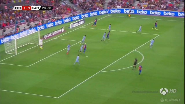 Leo Messi Goal HD - Barcelona 2-0 Sampdoria - Trofeo Joan Gamper 10.08.2016 HD