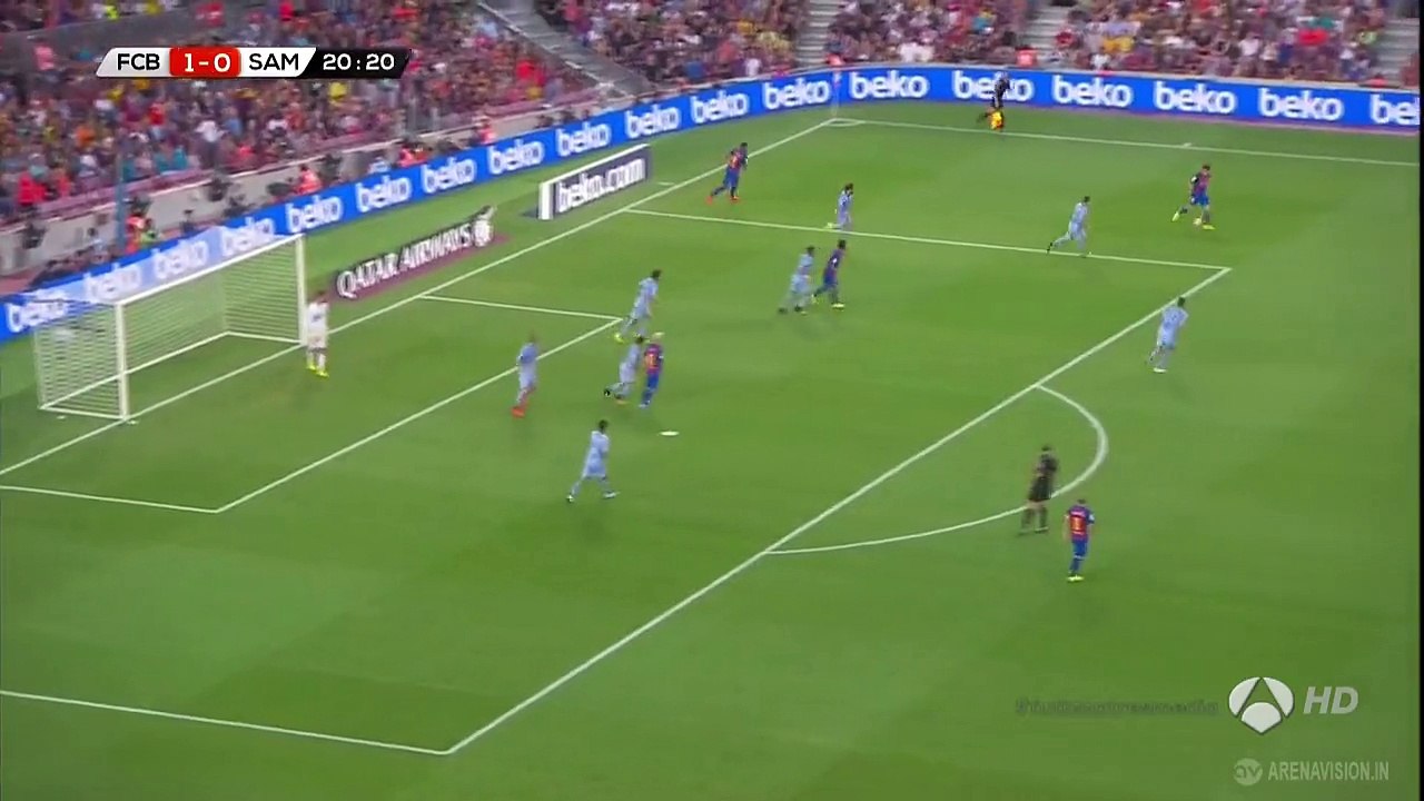 Leo Messi Goal HD - Barcelona 2-0 Sampdoria - Trofeo Joan Gamper 10.08.2016 HD