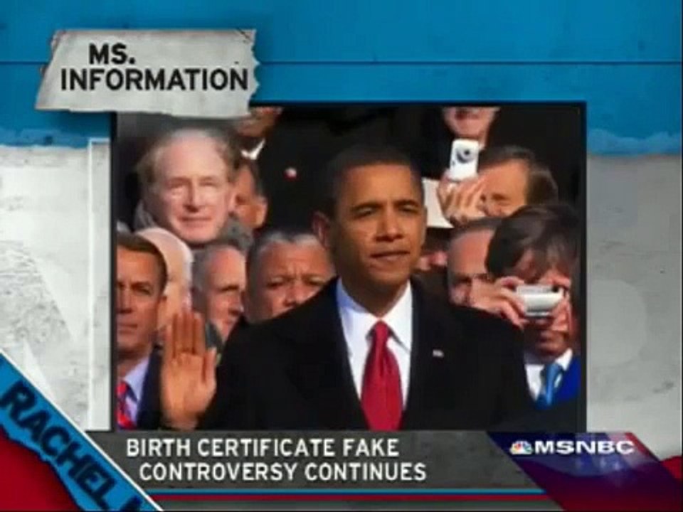 The latest Conspiracy Theory craze concerning Obama's -Fake- Birth Certificate