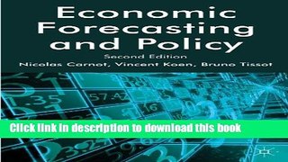 [Popular] Economic Forecasting and Policy Hardcover Collection