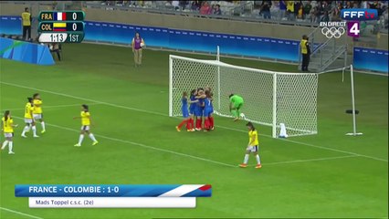 JO 2016 France-Colombie (4-0), les buts !