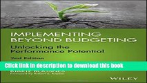 [Popular] Implementing Beyond Budgeting: Unlocking the Performance Potential Hardcover Collection