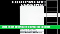 [Popular] Equipment Leasing (Frank J. Fabozzi Series) Paperback Online