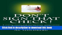 [Popular] Don t Sign That Check !: A Simple Guide For Residential Association Board Members