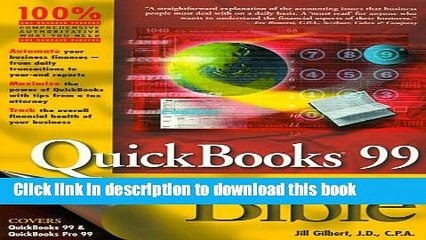 [Download] QuickBooks 99 Bible (Bible (Wiley)) Hardcover Free