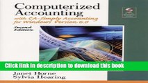 [Download] Computerized Accounting with CA-Simply Accounting for Windows, Version 6.0 Paperback