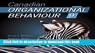 [Popular] Canadian Organizational Behaviour  with Connect with Smartbook PPK Kindle Free