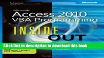 [Download] Microsoft Access 2010 VBA Programming Inside Out Hardcover Collection