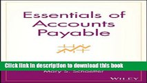 [Popular] Essentials of Accounts Payable (Essentials Series) Paperback Online