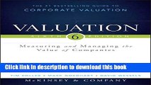 [Popular] Valuation: Measuring and Managing the Value of Companies Paperback Free