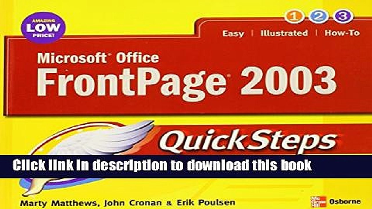[Download] Microsoft Office FrontPage 2003 Quic...