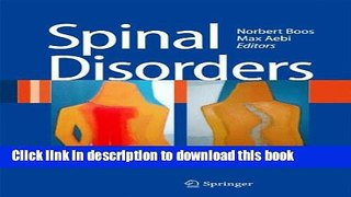 [Download] Spinal Disorders: Fundamentals of Diagnosis and Treatment Hardcover Collection