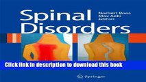 [Download] Spinal Disorders: Fundamentals of Diagnosis and Treatment Hardcover Collection