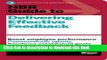 [Popular] HBR Guide to Delivering Effective Feedback (HBR Guide Series) Paperback Online