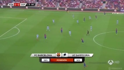 Barcelona vs Sampdoria 3-2 All Goals & Highlights HD 10.08.2016