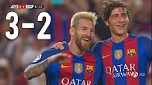 Barcelona vs Sampdoria 3-2 All Goals and Extended highlightsJoan Gamper trophy 8-10-2016