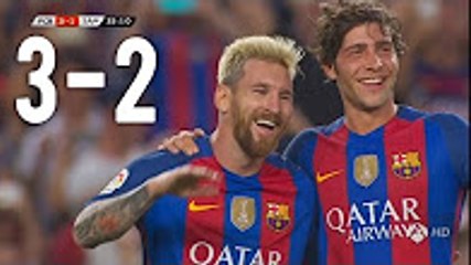 Barcelona vs Sampdoria 3-2 All Goals and Extended highlightsJoan Gamper trophy 8-10-2016