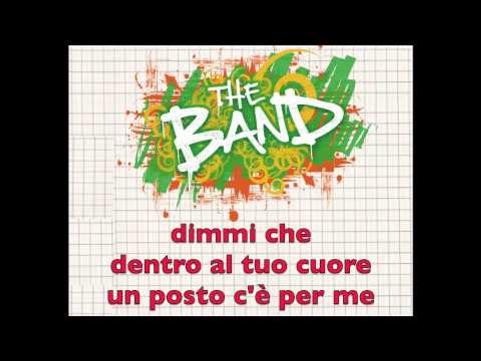Le parole che non ti ho detto - The Band - Karaoke - Instrumental + Testo nel video