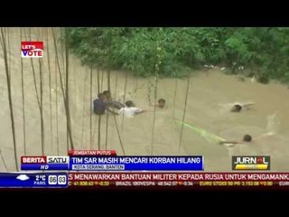 Jembatan Gantung di Serang Putus, Puluhan Orang Hilang