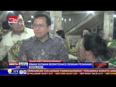 Jelang Debat Konvensi Capres, Irman Gusman Blusukan ke Medan