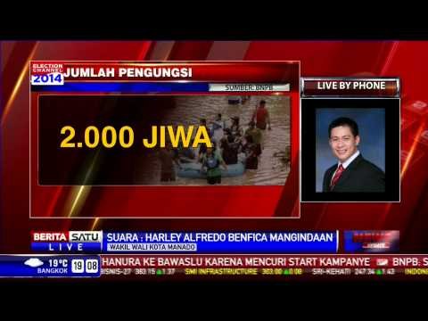 8 Kecamatan di Manado Dilanda Longsor dan Banjir