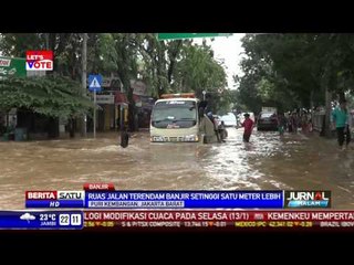 Arteri Jalan Panjang dan Puri Kembangan Tertutup Banjir