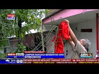 Belasan Lampion Raksasa Siap Sambut Imlek
