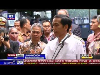 Jokowi Resmikan Bus Tingkat Wisata Jakarta