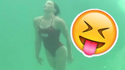 Olympic Pool Mysteriously Turns GREEN??