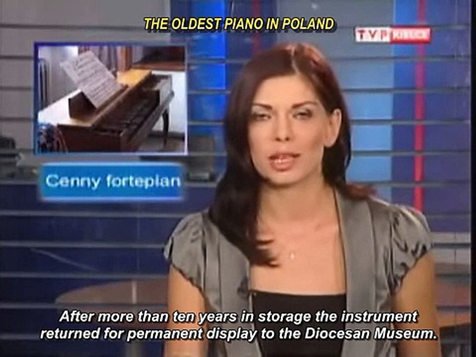 Najstarszy fortepian w Polsce - Sandomierz News 2009.09.20