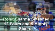 India v South Africa, 1st T20 Match, Rohit Sharma 106 Runs, Oct 2, 2015