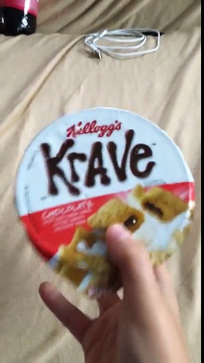 I unboxing krave cereal (howtobasic way)