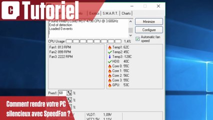 Comment rendre son PC silencieux avec Speedfan ?
