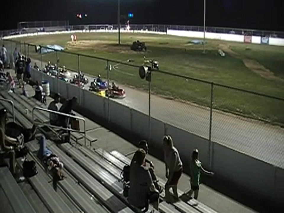 Lawrenceburg Motorcycle Speedway Kart Race 8/22/08