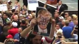 Tucson Trump Rally 3/19/2016 Protestor Fight - ORIGINAL VIDEO