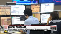 Korean won trades near 14-month intraday high against U.S. dollar